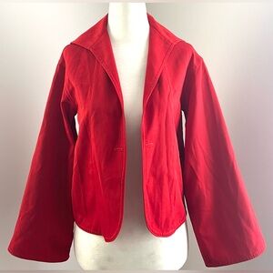 VINTAGE 70’s Red Blazer/light weight jacket by GEOFFREY BEENE, Beene Bag